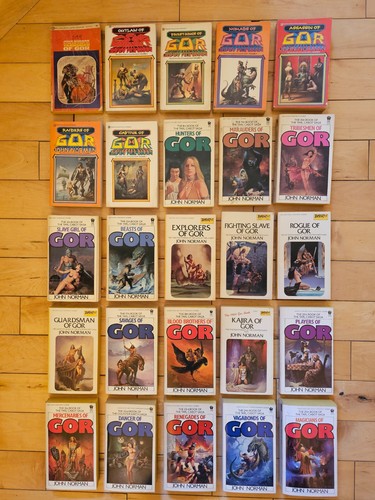 Vintage book lot - gor, by